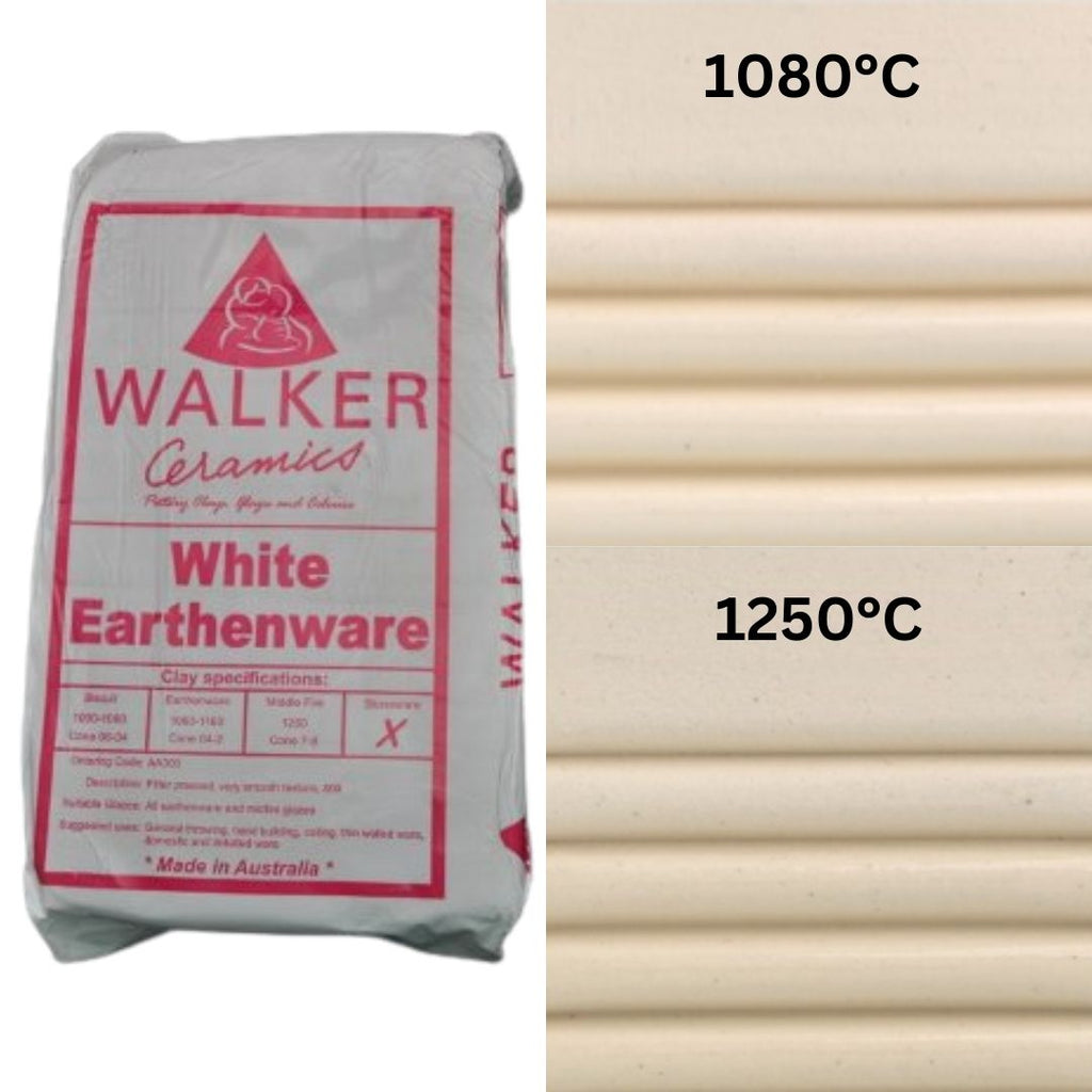 Walker White Earthenware Midfire 10kgs